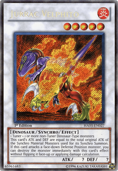 Jurrac Velphito [HA03-EN027] Secret Rare - Josh's Cards