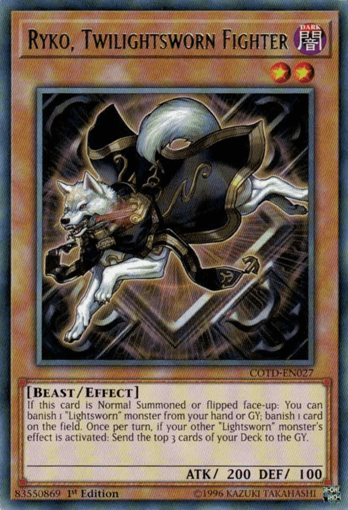 Ryko, Twilightsworn Fighter [COTD-EN027] Rare - Josh's Cards