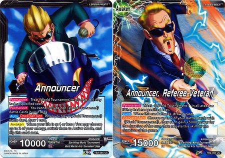 Announcer // Announcer, Referee Veteran (TB2-065) [World Martial Arts Tournament] Parallel Foil