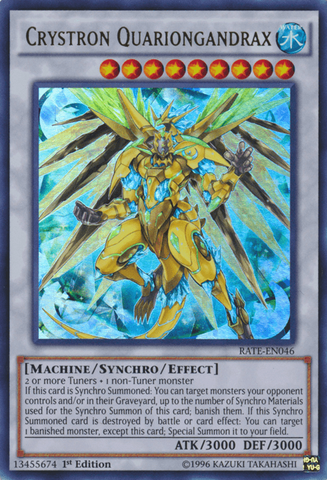 Crystron Quariongandrax [RATE-EN046] Ultra Rare - Josh's Cards