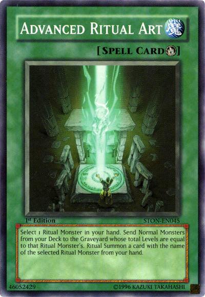 Advanced Ritual Art [STON-EN045] Common - Josh's Cards