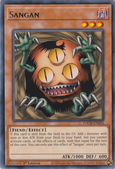 Sangan [TOCH-EN026] Rare - Josh's Cards