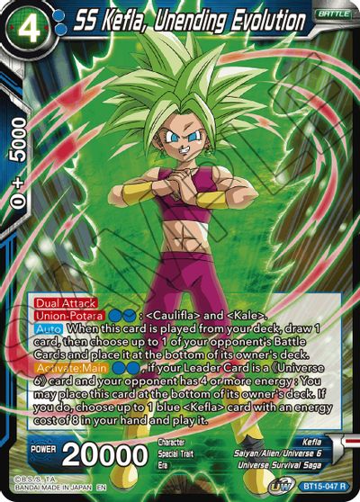 SS Kefla, Unending Evolution (BT15-047) [Saiyan Showdown] Parallel Foil