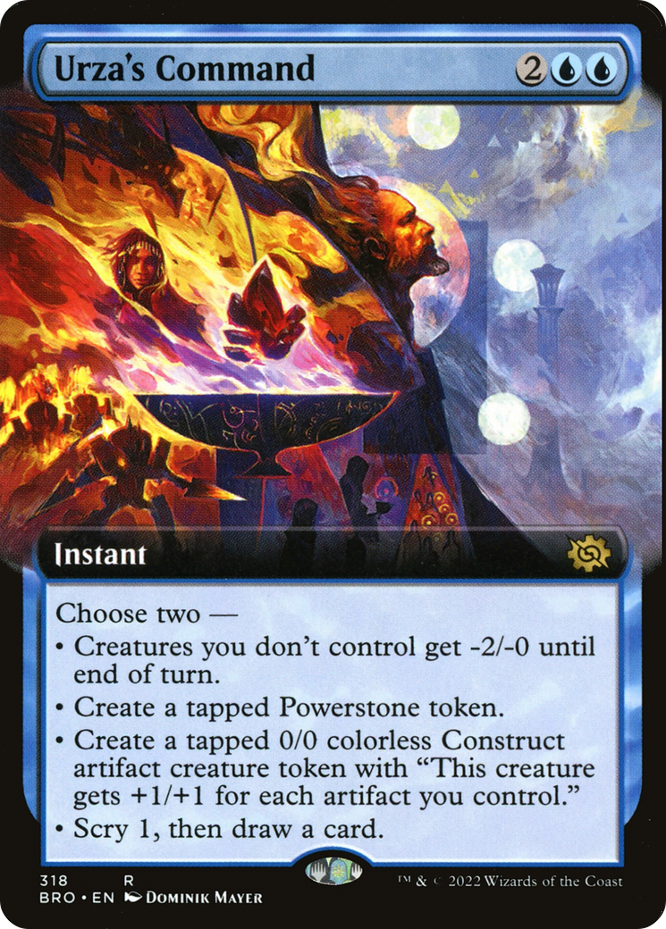 Urza's Command (BRO-318) - The Brothers' War: (Extended Art)