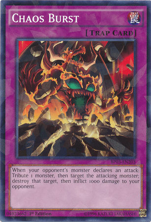 Chaos Burst [BP03-EN203] Shatterfoil Rare - Josh's Cards