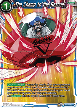 The Champ to the Rescue! (Common) (BT13-059) [Supreme Rivalry] Parallel Foil