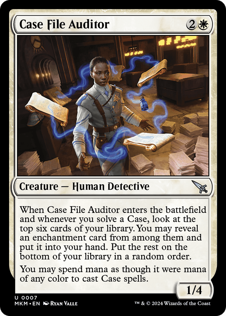 Case File Auditor (Blue) [Murders at Karlov Manor] - Josh's Cards