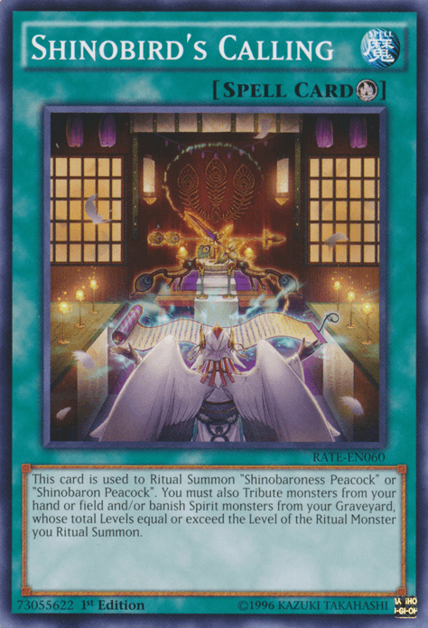 Shinobird's Calling [RATE-EN060] Common - Josh's Cards