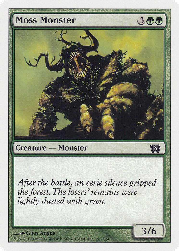 Moss Monster [Eighth Edition] Foil