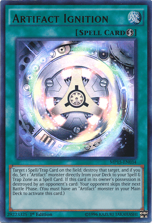 Artifact Ignition [MP15-EN034] Ultra Rare - Josh's Cards