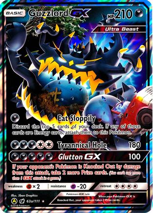 Guzzlord GX 63a/111 - Alternate Art Promos Holofoil