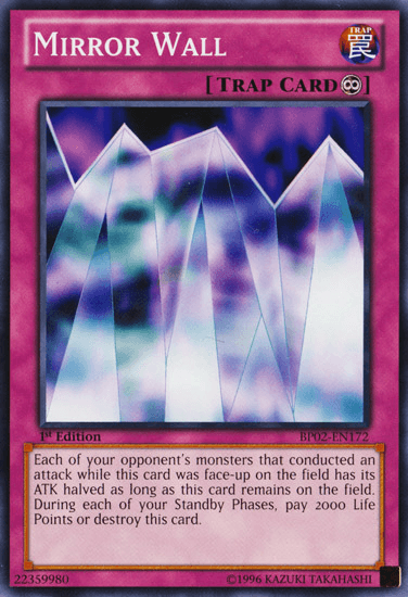 Mirror Wall [BP02-EN172] Mosaic Rare - Josh's Cards