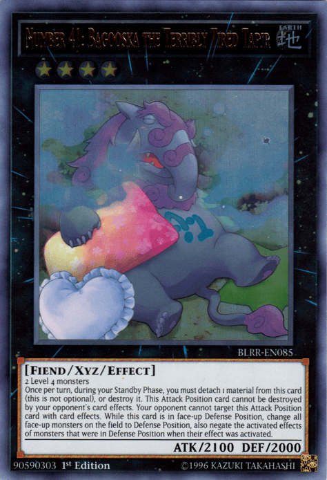 Number 41: Bagooska the Terribly Tired Tapir [BLRR-EN085] Ultra Rare - Josh's Cards