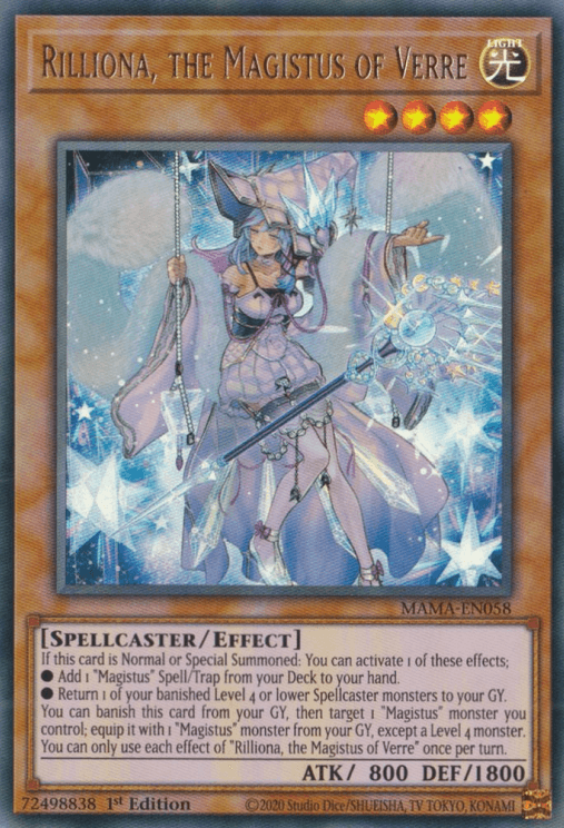 Rilliona, the Magistus of Verre [MAMA-EN058] Ultra Rare - Josh's Cards