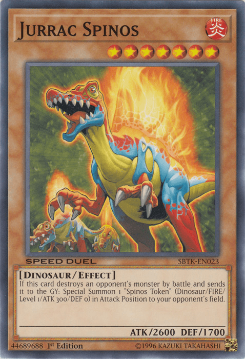 Jurrac Spinos [SBTK-EN023] Common - Josh's Cards