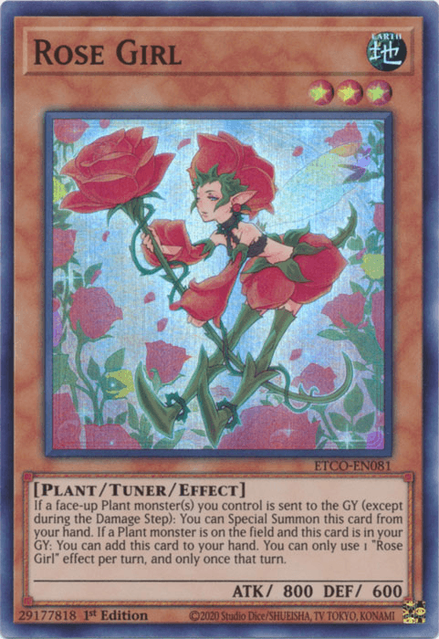 Rose Girl [ETCO-EN081] Super Rare - Josh's Cards