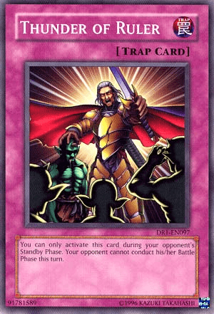 Thunder of Ruler [DR1-EN097] Common - Josh's Cards