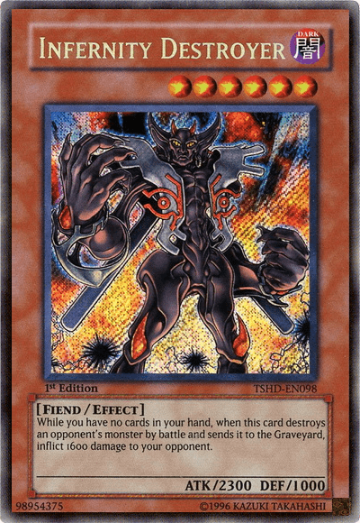Infernity Destroyer [TSHD-EN098] Secret Rare - Josh's Cards