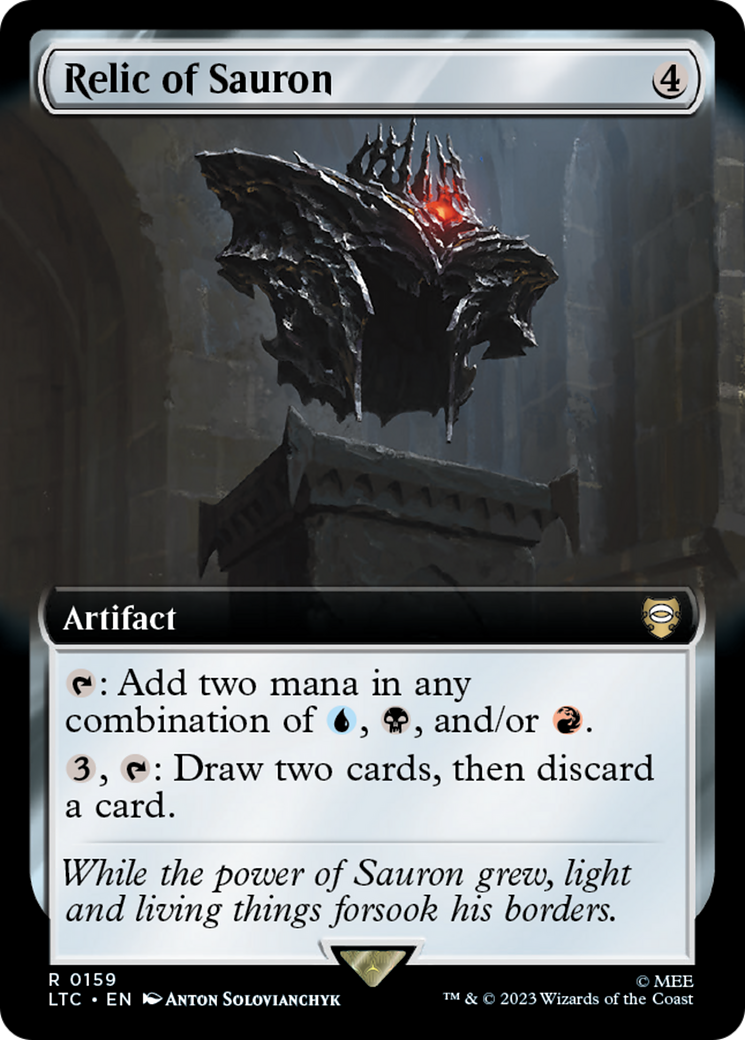 Relic of Sauron (LTC-159) - Tales of Middle-earth Commander: (Extended Art) Foil