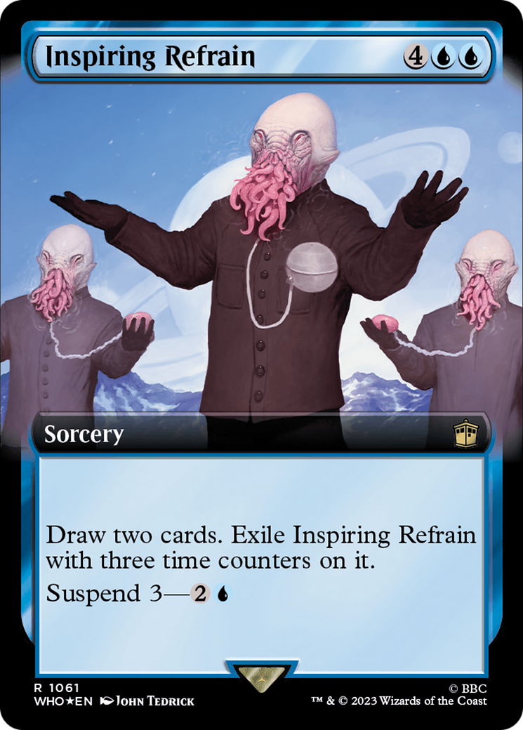 Inspiring Refrain (Extended Art) (Surge Foil) [Doctor Who]