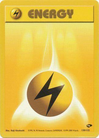 Lightning Energy 130/132 - Gym Challenge Unlimited