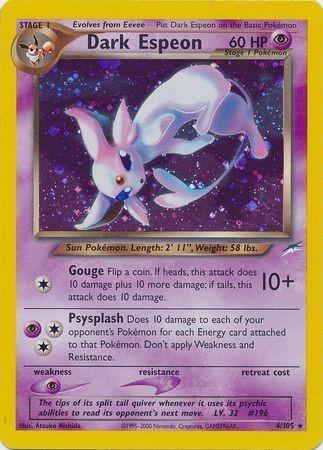 Dark Espeon 004/105 - Neo Destiny Unlimited Holofoil