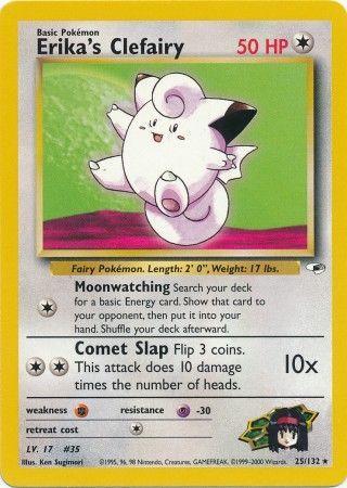 Erika's Clefairy 025/132 - Gym Heroes Unlimited