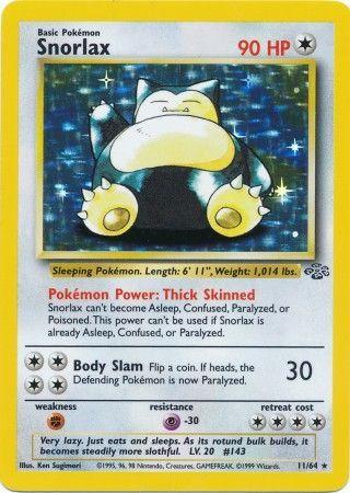 Snorlax 011/64 - Jungle Unlimited Holofoil