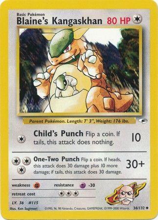 Blaine's Kangaskhan 036/132 - Gym Heroes Unlimited