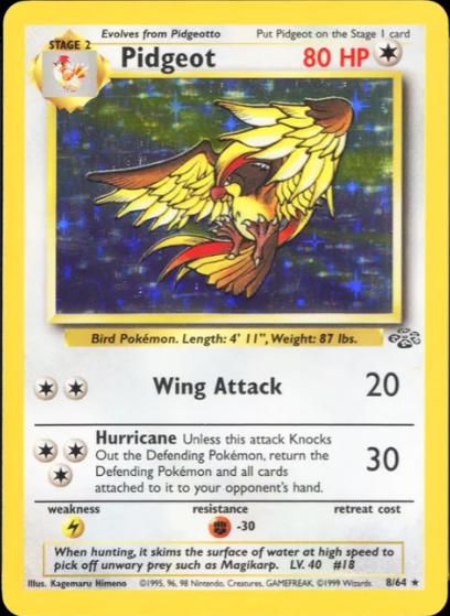 Pidgeot 008/64 - Jungle Unlimited Holofoil