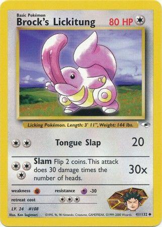 Brock's Lickitung 041/132 - Gym Heroes Unlimited