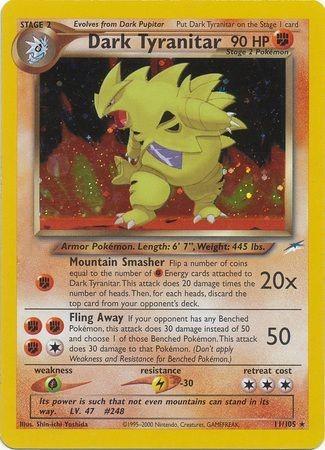 Dark Tyranitar 011/105 - Neo Destiny Unlimited Holofoil