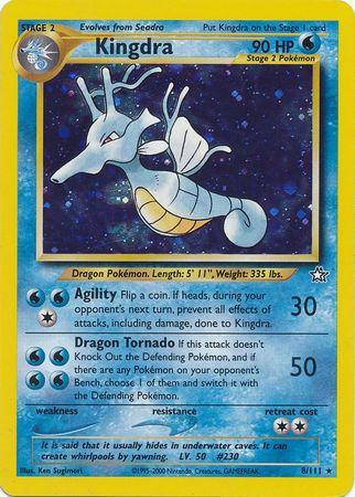 Kingdra 008/111 - Neo Genesis Unlimited Holofoil