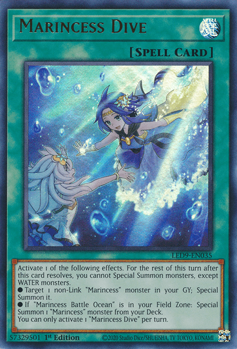 Marincess Dive [LED9-EN035] Ultra Rare - Josh's Cards