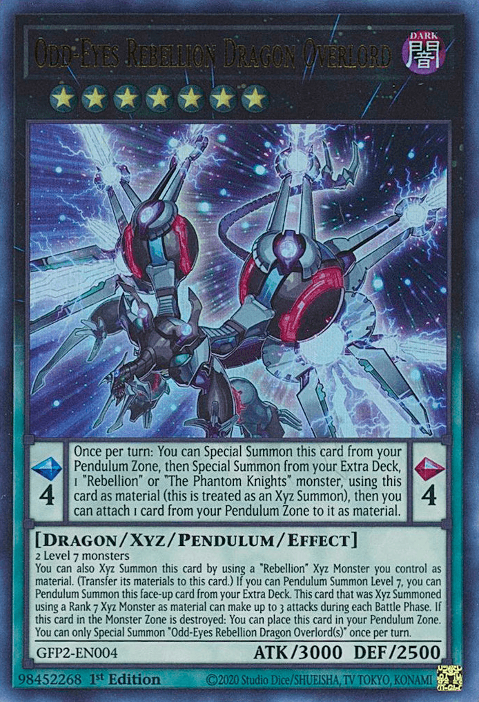 Odd-Eyes Rebellion Dragon Overlord [GFP2-EN004] Ultra Rare - Josh's Cards