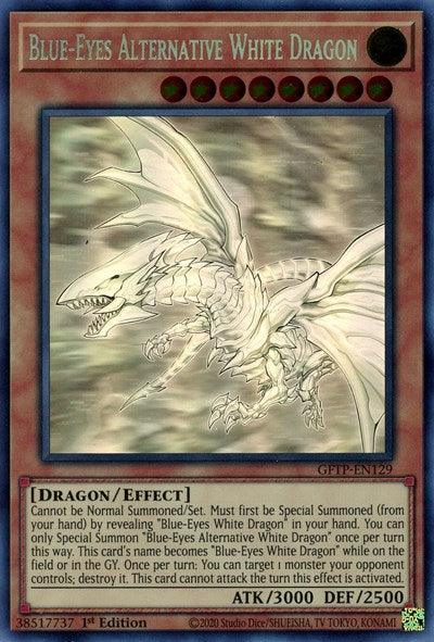 Blue-Eyes Alternative White Dragon [GFTP-EN129] Ghost Rare - Josh's Cards
