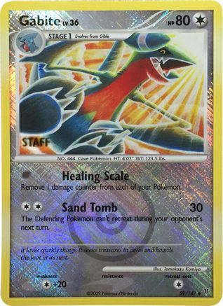 Gabite (Championship Promo) [Staff] 059/147 - League & Championship Cards Reverse Holofoil