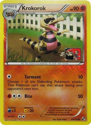 Krokorok (League Promo) 064/114 - League & Championship Cards Reverse Holofoil