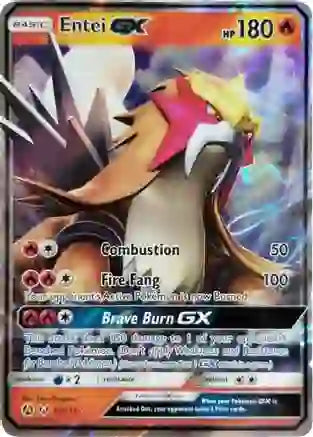 Pokemon: Entei GX Promo 10a/73 - Near Mint