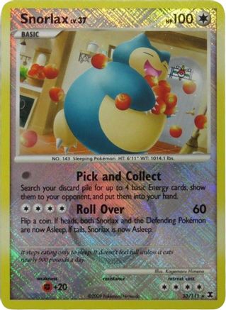 Snorlax (League Promo) 033/111 - League & Championship Cards Reverse Holofoil