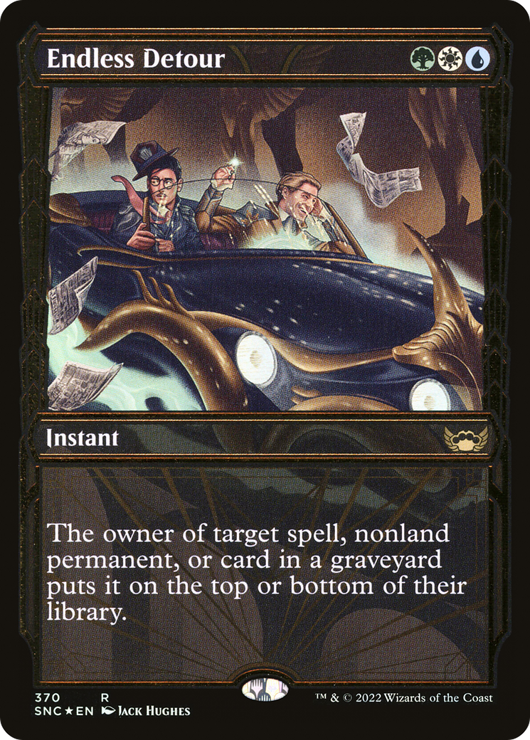 Endless Detour (SNC-370) - Streets of New Capenna: (Showcase) Foil