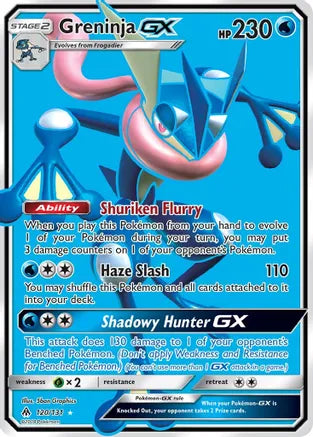 Pokemon: Greninja GX Forbidden Light 120/131 - Near Mint