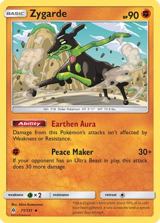 Zygarde [71] (Forbidden Light)