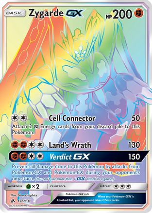 Zygarde-GX [136] (Forbidden Light) Holofoil