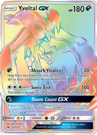 Yveltal-GX [137] (Forbidden Light) Holofoil