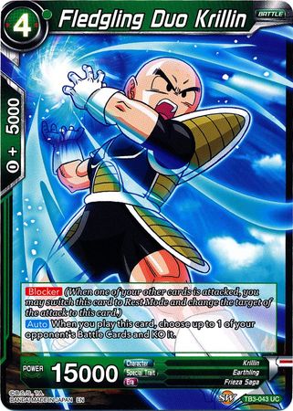 Fledgling Duo Krillin (TB3-043) [Clash of Fates] Parallel Foil