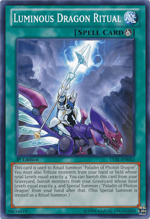 Luminous Dragon Ritual [LVAL-EN062] Common - Josh's Cards