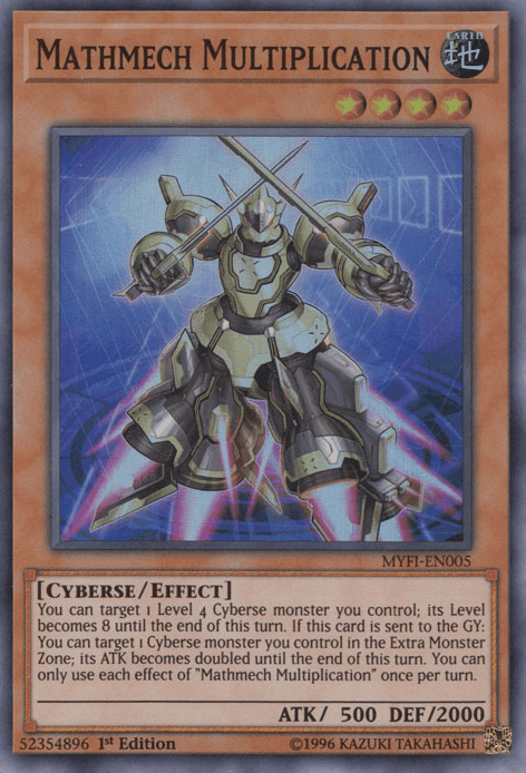Mathmech Multiplication [MYFI-EN005] Super Rare - Josh's Cards
