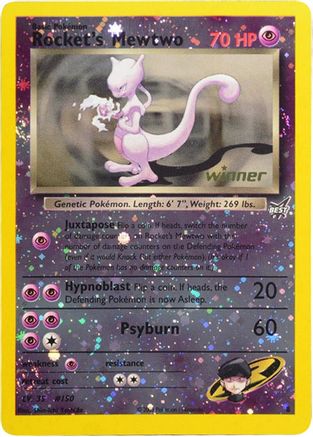 Rocket's Mewtwo [Winner] 008/9 - Best of Promos Reverse Holofoil
