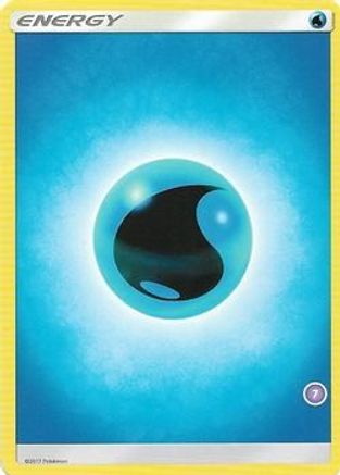 Water Energy ()  - SM Trainer Kit Alolan Sandslash & Alolan Ninetales